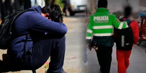 Menor fue detenido tras ser investigado por presuntamente extorsionar a su compañero elpopular.pe