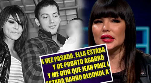 Angie Jibaja acusa a Jean Paul Santa María de dar ALCOHOL a su pequeño hijo, revela su madre elpopular.pe