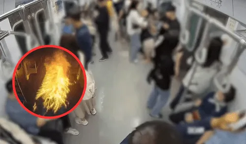 ¡Caos total! Hombre prendió fuego un vagón con 160 pasajeros tras perder un juicio de divorcio elpopular.pe