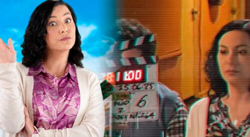 Natalia Salas al borde de las LÁGRIMAS en el detrás de cámaras de Eres mi Bien, ¿Qué pasó? elpopular.pe