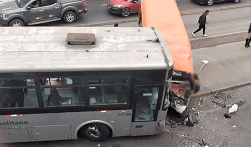 Anconeros protagonizan carrera en plena vía horas después del choque con bus del Metropolitano elpopular.pe