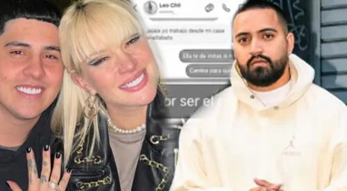 Novio de Leslie Shaw le mandó fuertes mensajes a George Rubin. elpopular.pe