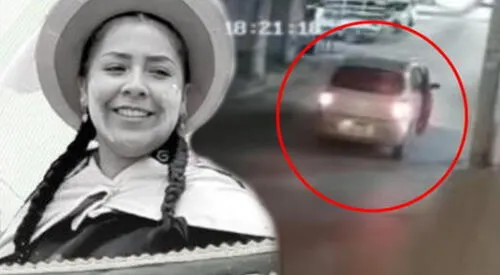 Wendy Yola Ballasco Chinchay saltó de auto para evitar accidente, pero fue atropellada. elpopular.pe