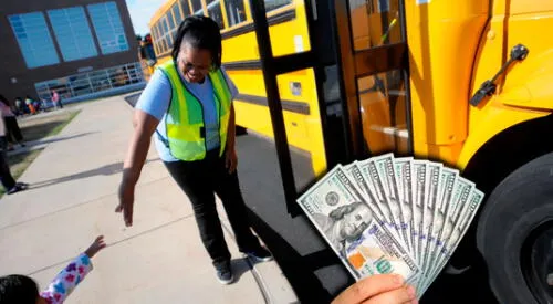 Joven dominicana conduce bus escolar y revela cuánto gana. elpopular.pe