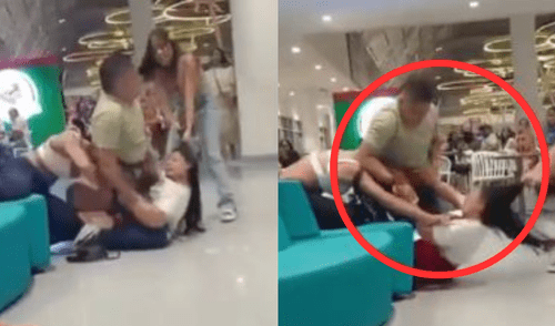 ¡Desenmascarada! Madre e hija golpean a la amante tras descubrir infidelidad en centro comercial elpopular.pe