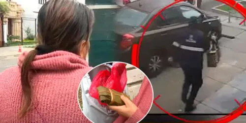 Vendedora de tamales acusa a fiscalizador de San Isidro de robo. Todo quedó grabado elpopular.pe
