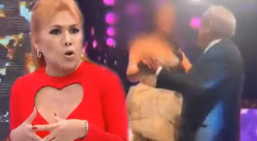 Magaly Medina mostró todos los detalles de la fiesta de quinceaños de la nieta de César Acuña. elpopular.pe