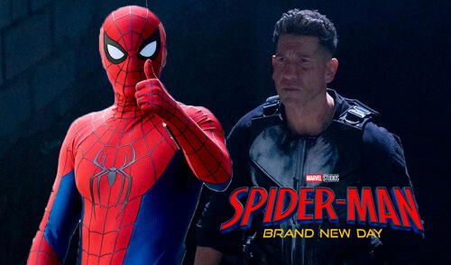 Tom Holland y Jon Bernthal serán grandes protagonistas de la cinta 'Spider-Man: brand new day'. Foto: composición EP elpopular.pe