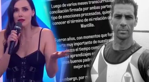 Maju Mantilla le habría pedido a Gustavo Salcedo que ELIMINE comunicado de su separación elpopular.pe