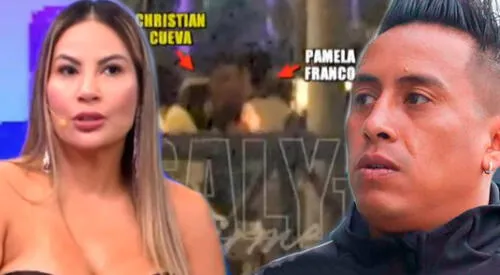 Pamela López hunde a Christian Cueva. elpopular.pe