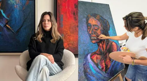 Suki Bendwzú es reconocida en la escena plástica por su trabajo con el óleo. elpopular.pe