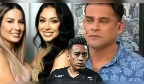 Pamela Franco 'APARECE' ABRAZADA con Pamela López y Christian Domínguez queda en SHOCK con imagen elpopular.pe