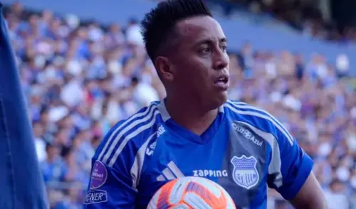 Christian Cueva se perderá los próximos partidos de su club tras sufrir una dura lesión. Foto: Emelec elpopular.pe