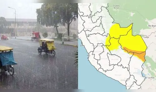 Estas son las 6 regiones que entrarán en alerta máxima por 72 horas en Perú: Senamhi revela las zonas afectadas elpopular.pe