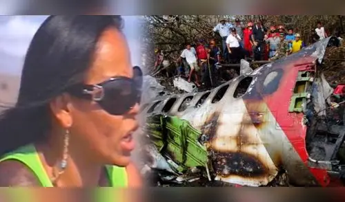 La 'Mujer boa' tiene en su historia dos caídas de avión a los que sobrevivió. Su relato es increíble elpopular.pe