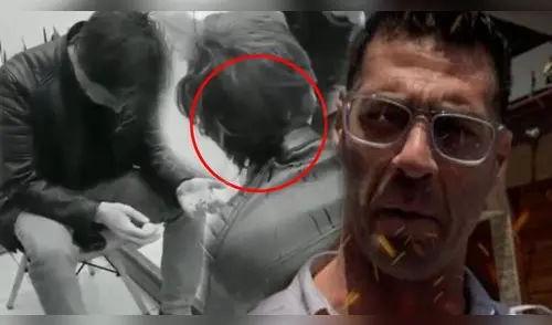 Gustavo Salcedo le habría roto la cabeza a Christian Rodríguez delante de su familia. elpopular.pe