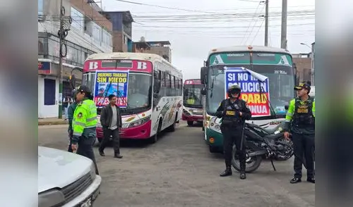 Extorsiones desatan paro de transporte en San Juan de Lurigancho hoy elpopular.pe