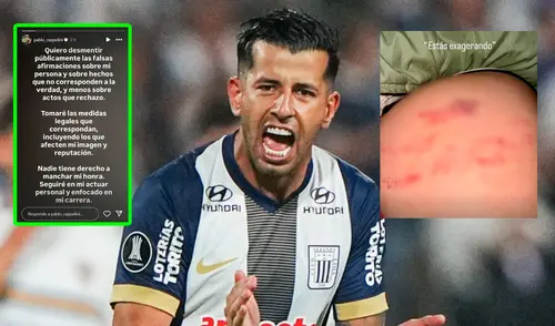 Pablo Ceppelini se pronunció en sus redes sociales tras ser denunciado por agresión. Foto: composición EP elpopular.pe