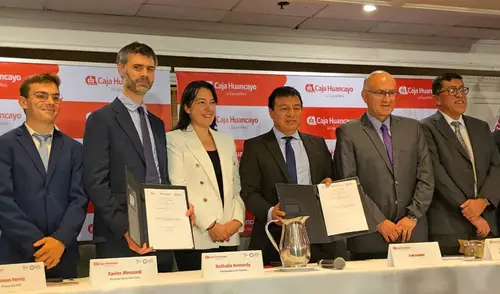 El acuerdo marca un paso importante hacia el financiamiento verde y social. Fuente: Difusión. elpopular.pe