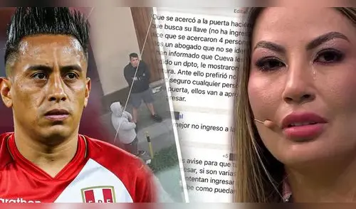 Filtran FOTOS y CHATS del momento en el que hombres llegaron a APROPIARSE del departamento de Pamela López que Christian Cueva les vendió elpopular.pe
