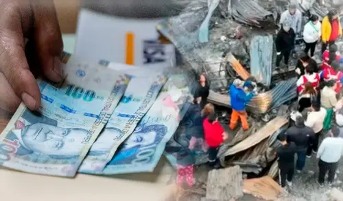 Incendio en Pamplona Alta: damnificados pueden acceder al bono de S/500 del Ministerio de Vivienda. elpopular.pe