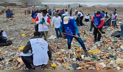 Callao: voluntarios logran retirar más de 6 toneladas de basura de la Playa Márquez elpopular.pe