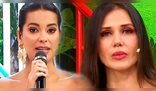 Valeria Piazza saca cara por Maju Mantilla. elpopular.pe