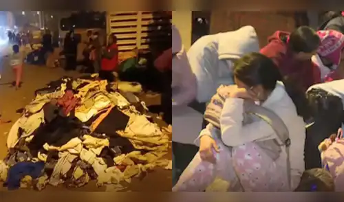 Ropa donada a damnificados del incendio en SJM es abandonada en la calle. elpopular.pe