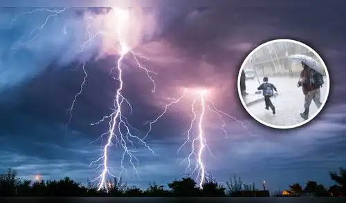 Conoce las regiones que se verán afectadas con las lluvias y descargas eléctricas. elpopular.pe