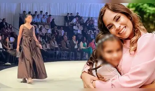 Ethel Pozo acompañó a su hija menor a su primera pasarela. elpopular.pe
