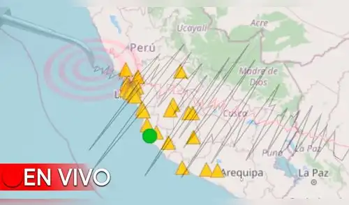 Conoce EN VIVO los temblores que ocurren en el Perú, según IGP. elpopular.pe