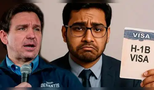 Ron De Santis impone nuevas restricciones para los inmigrantes con visa H-1B. elpopular.pe