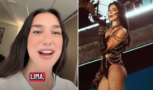 Dua Lipa envió un mensaje a todos sus seguidores de Latinoamérica. Foto: composición EP elpopular.pe