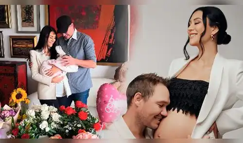 George Forsyth emocionado por su primera bebé. elpopular.pe