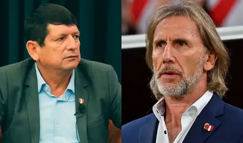 Agustín Lozano habló sobre la no renovación de Ricardo Gareca en la selección peruana. Foto: composición EP/Trivu TV elpopular.pe
