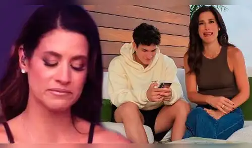 María Pía Copello se muestra triste tras confesión de su hijo. elpopular.pe