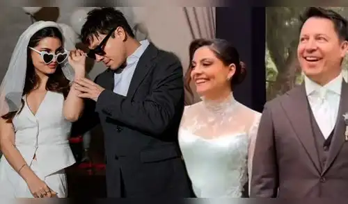 Salim Vera se casó por civil junto a su novia. elpopular.pe