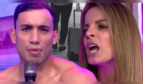 Said Palao amenaza con irse de la casa tras pelea con Alejandra Baigorria. elpopular.pe