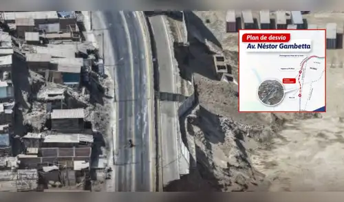 Anuncian cierre total de la avenida Néstor Gambetta: esta es la ruta oficial de desvío. elpopular.pe