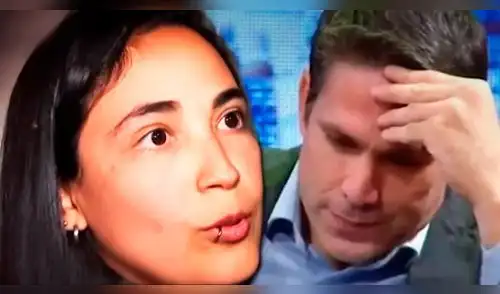 Paco Bazán quedó expuesto por Melissa Linares. elpopular.pe