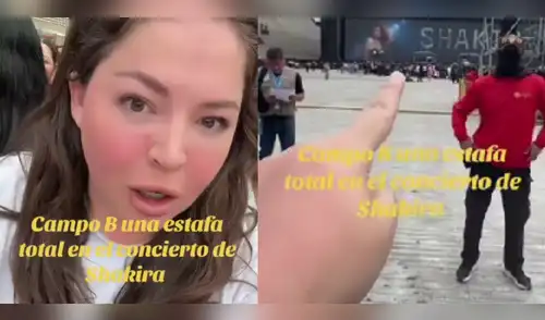 Peruana se indigna al descubrir que CAMPO B del concierto de Shakira no tendría acceso a pasarela tras haber pagado S/1.700 elpopular.pe