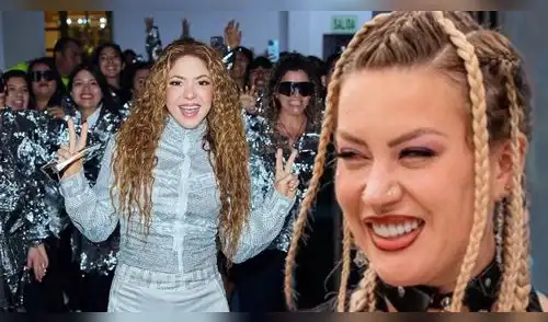 Leslie Shaw se burla de artistas que caminaron con Shakira. elpopular.pe
