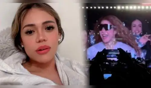Mayra Goñi tiene INSÓLITA justificación al quitarse los lentes en el concierto de Shakira: "Soy ciega" elpopular.pe