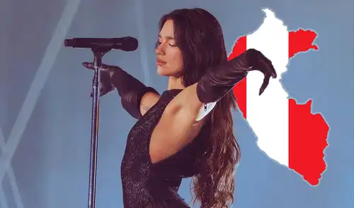 Dua Lipa brindará un espectacular concierto en San Marcos este martes 25 de noviembre. Foto: composición EP elpopular.pe