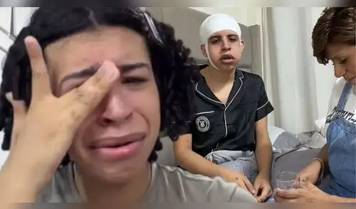 Valentino Palacios se pronuncia sobre su delicado estado de salud y rompe en llanto. elpopular.pe