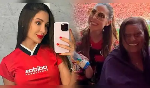 Ana Paula Consorte IMPACTA al posar bastante cercana con Doña Peta en la final de la Copa Libertadores 2025 elpopular.pe