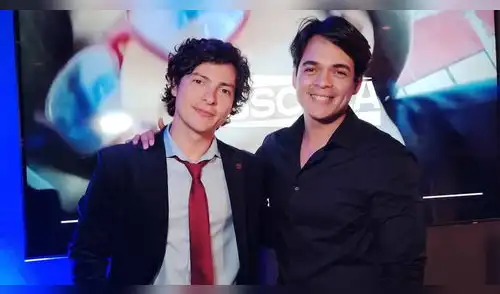 Actor Mario Cortijo junto a Francisco Corrales presentaron la escuela de actuación Esscala. elpopular.pe