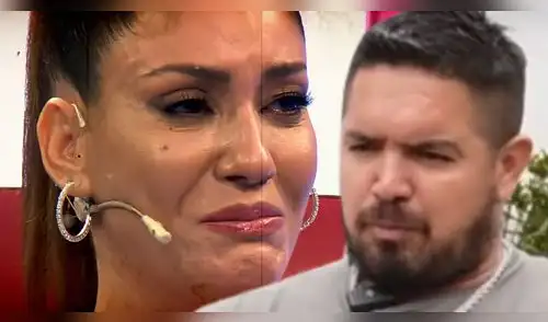 Tilsa Lozano llora por Juan Manuel Vargas en El valor de la verdad. elpopular.pe