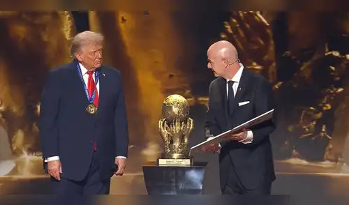 La FIFA premia a Trump por su trabajo diplomático: así obtuvo el Premio de la Paz. elpopular.pe