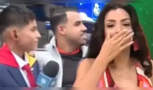 Brasileño fue cuestionado si conoce a Michelle Soifer y su respuesta hizo que Michelle Soifer pase roche. elpopular.pe